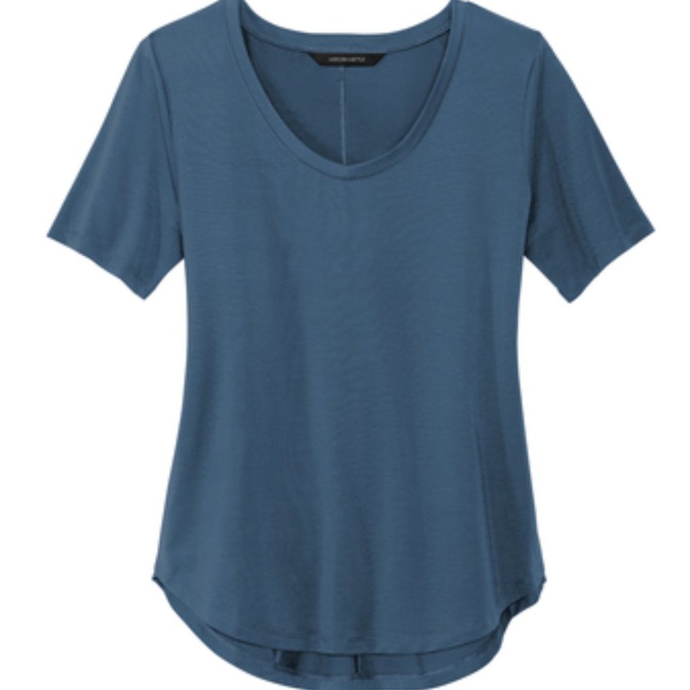 Mercer+Mettle Women's Stretch Jersey Relaxed Scoop Tee- NWOT - Picture 2 of 3